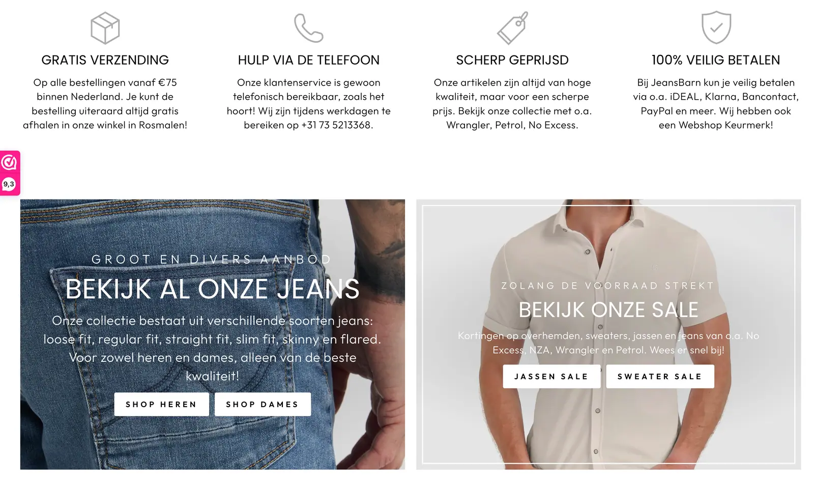 Jeans Barn: nog een pagina