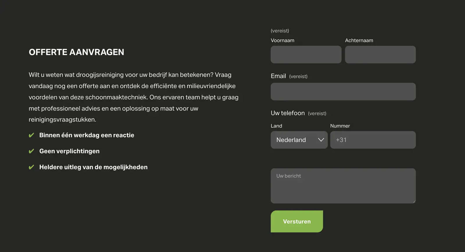 Leijser Dry Ice Cleaning: nog een pagina