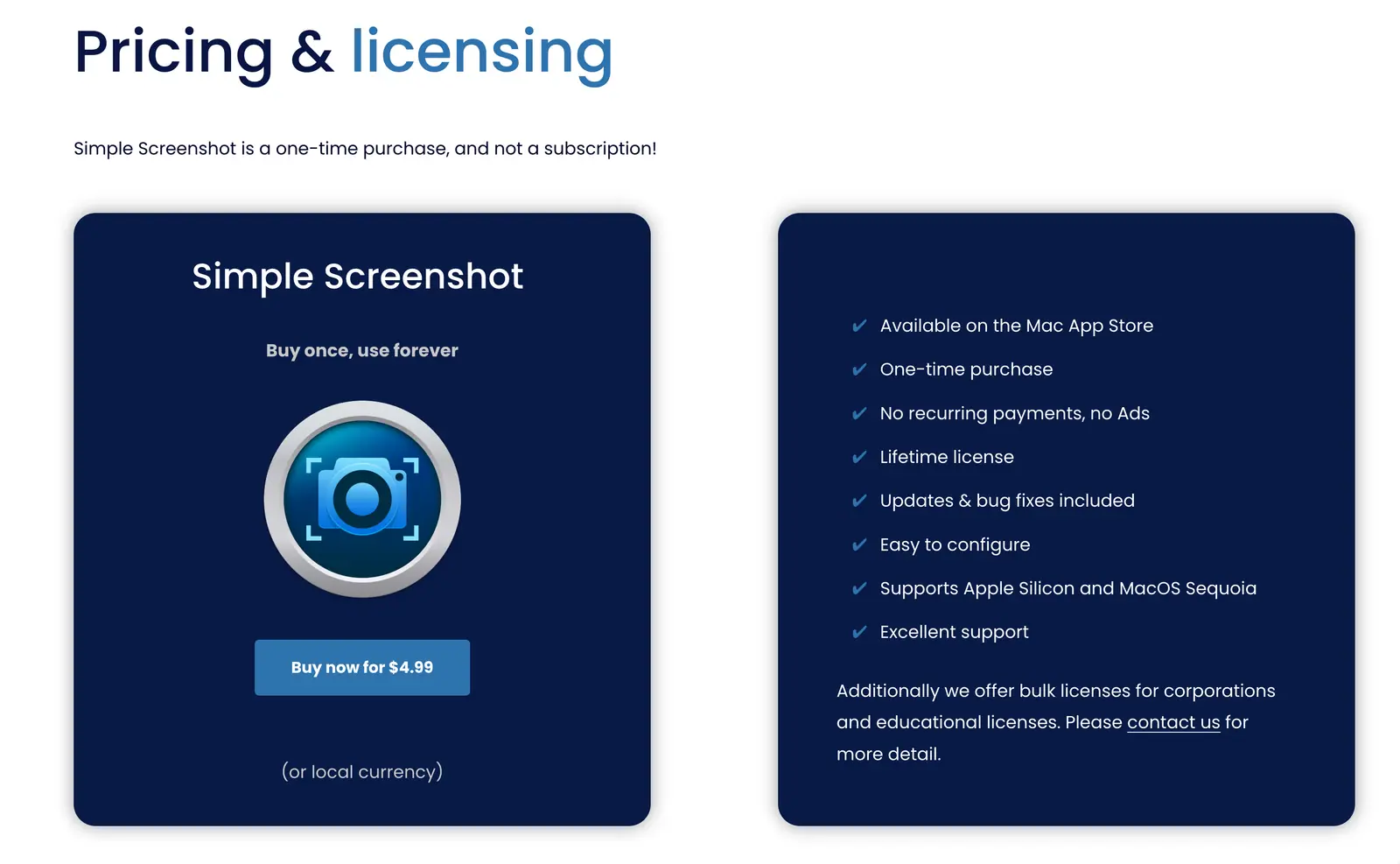 Simple Screenshot: de nieuwe website in squarespace